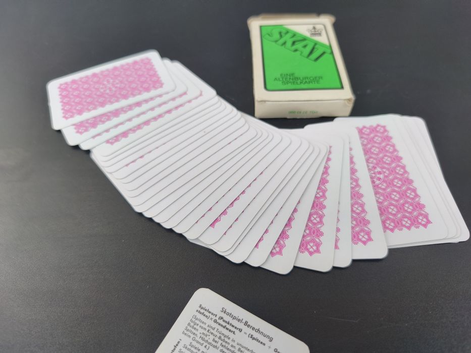 Немски карти за игра Coeur Skat  GDR ГДР
