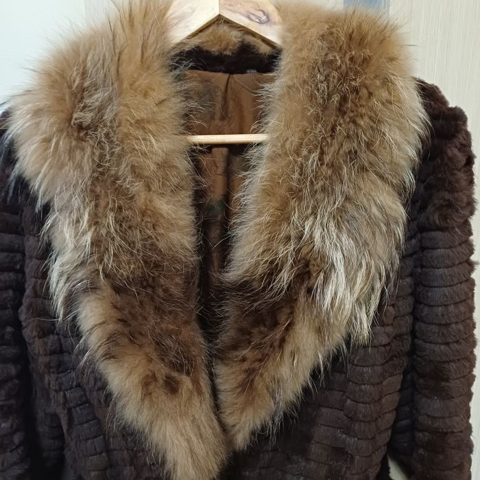 Blană natură marimea L