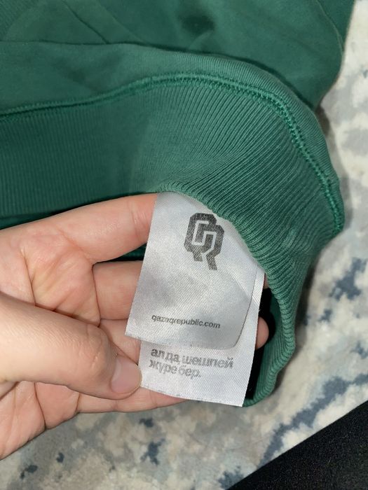 Свитшот QR зелен