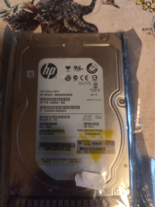 HDD Server HP 2 TB 7200 rpm SATA