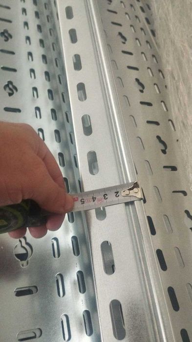 Перфорированный кабельный лоток  H:50 W:100 Т:0,5 / L:3000 - PG