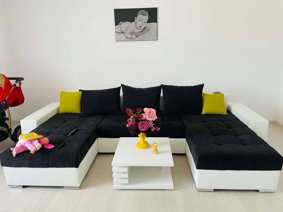 Coltar/canapea in forma de U living pentru reconditionare