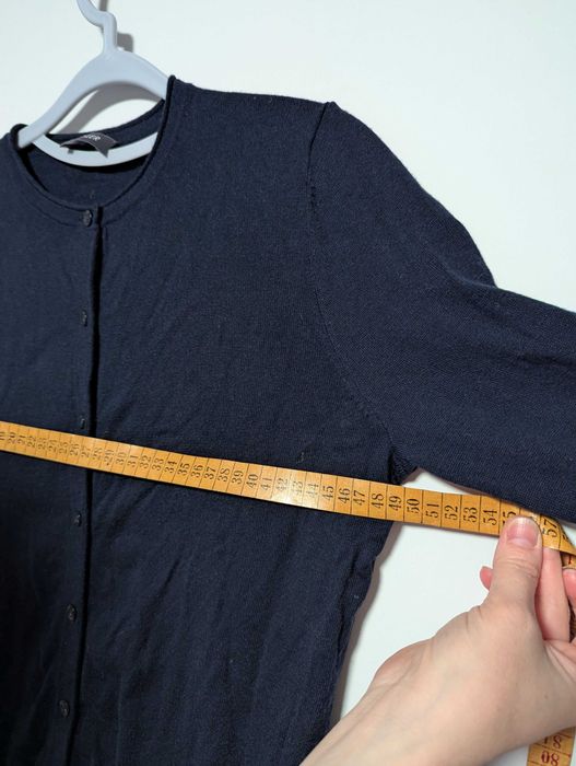 Pulover dama Basler 38 – lână + mătase, albastru, premium