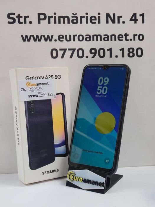 Telefon mobil Samsung Galaxy A25, Dual SIM, 6GB RAM, 128GB, 5G, -P-