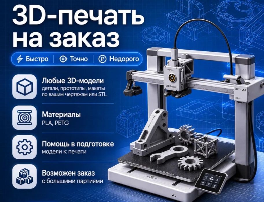 3Д печать фигур 3D