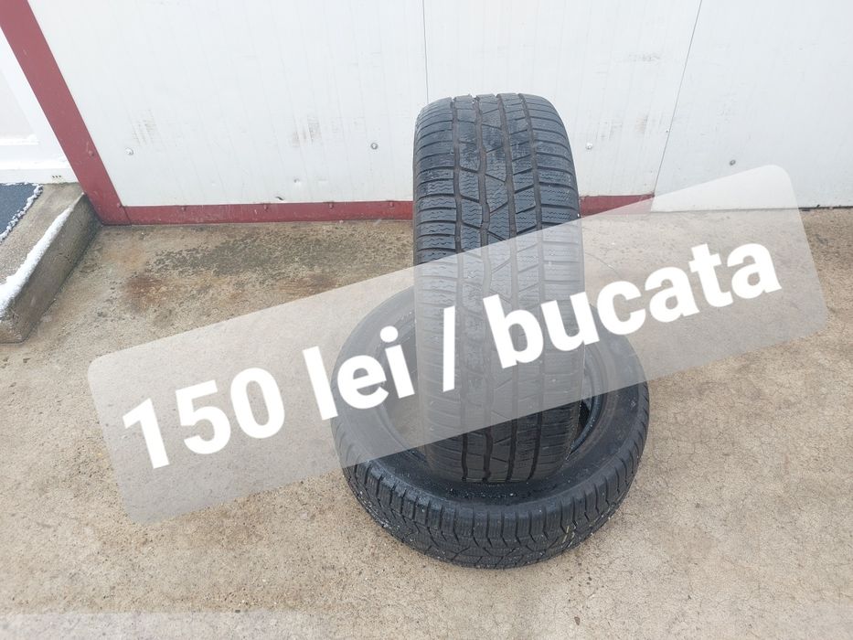 150 lei bucata! Doua anvelope M+S/IARNA 225 50 r17 Continental! 7 mm