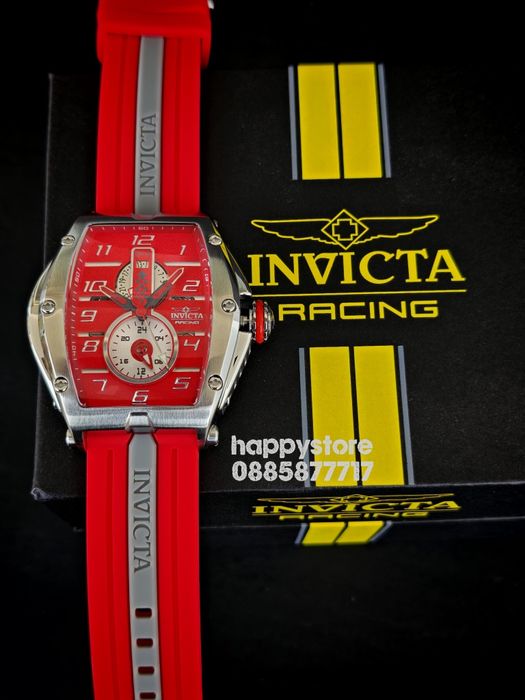 INVICTA RACING Monza Red 57 mm, Инвикта нов ръчен часовник