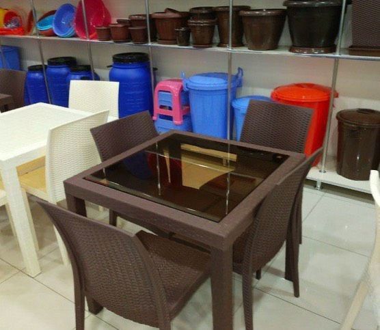 Пластмасса Столь и стул пластиковые