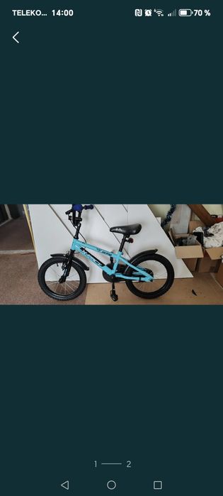 Bicicleta X-fact 16 inch cu roti ajutatoare