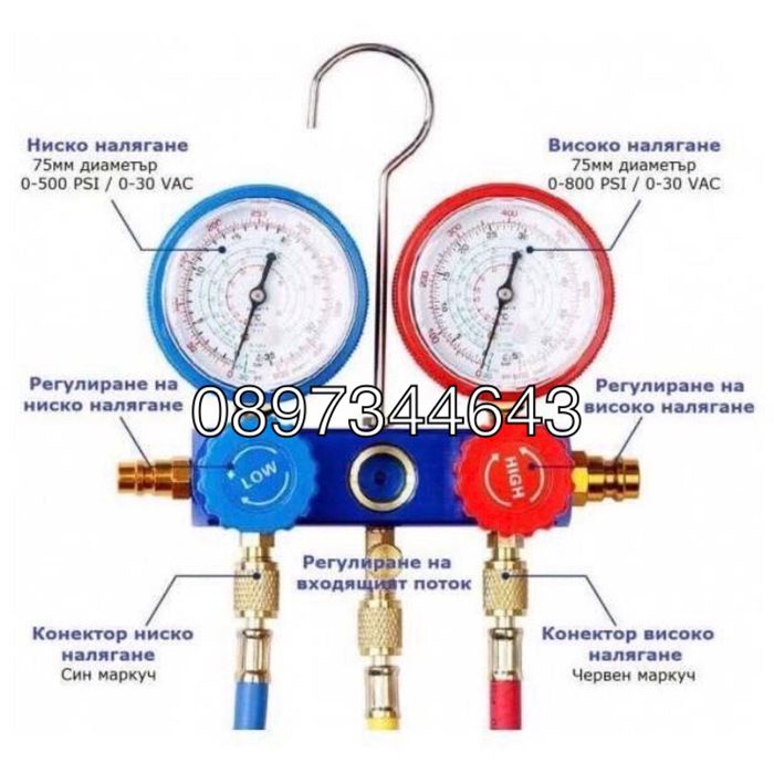 Монометри за климатици-Монометричен блок