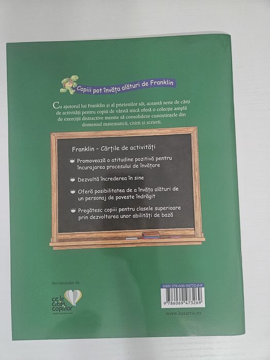 Set 3 cărți educative Franklin – Matematică în povești