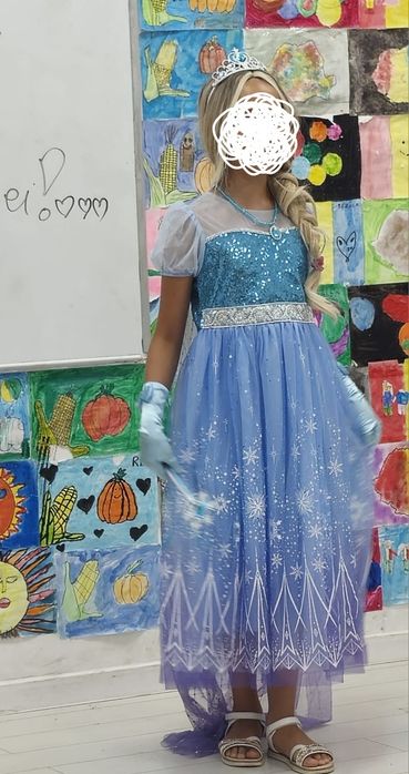 Rochie Elsa 10-11 ani