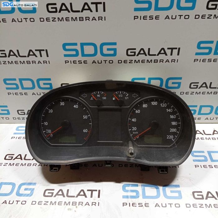 Kit Pornire ECU Calculator Motor Cip Cheie Ceas Ceasuri Bord cu Imobilizator Volkswagen Polo 9N 1.4 16V 2002 - 2010 Cod 110080124001A 036906034DD 6Q0920800 [1432]