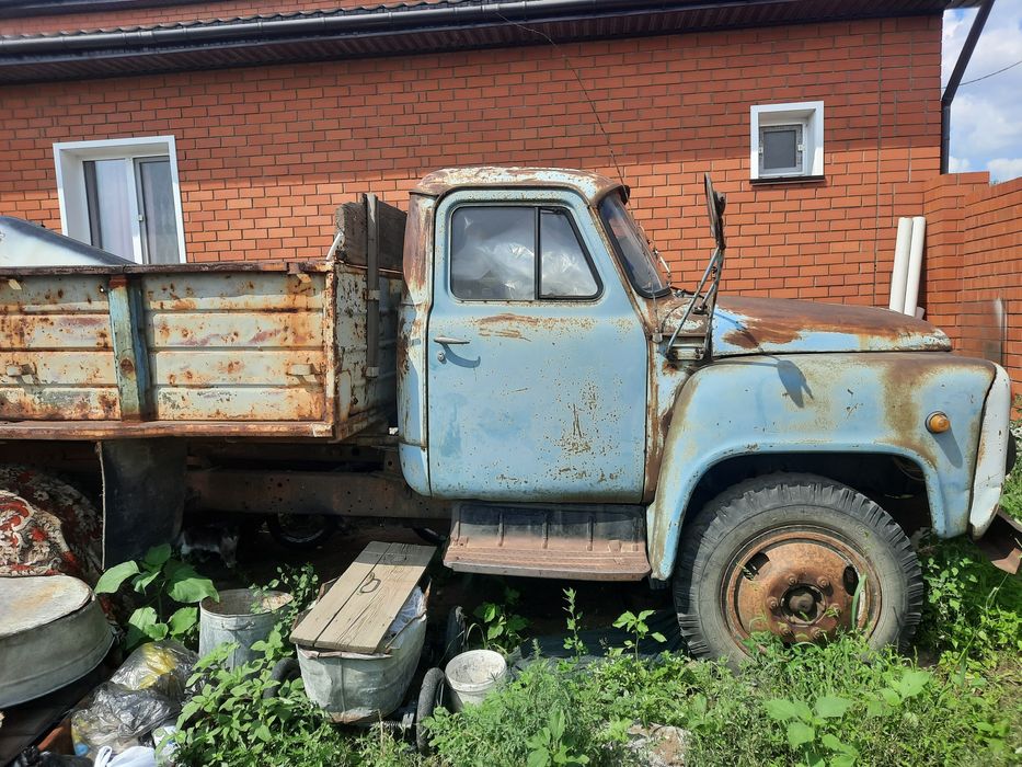 Газ 52 самосвал на ходу