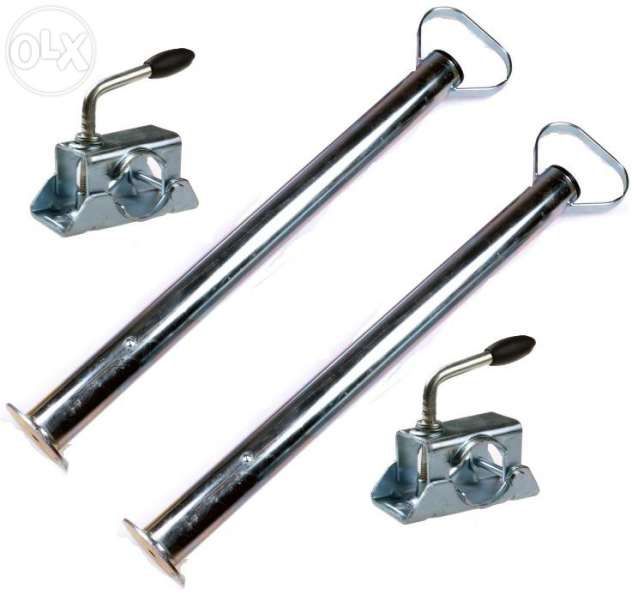 Скоба за опорно колело на туристическо ремарке