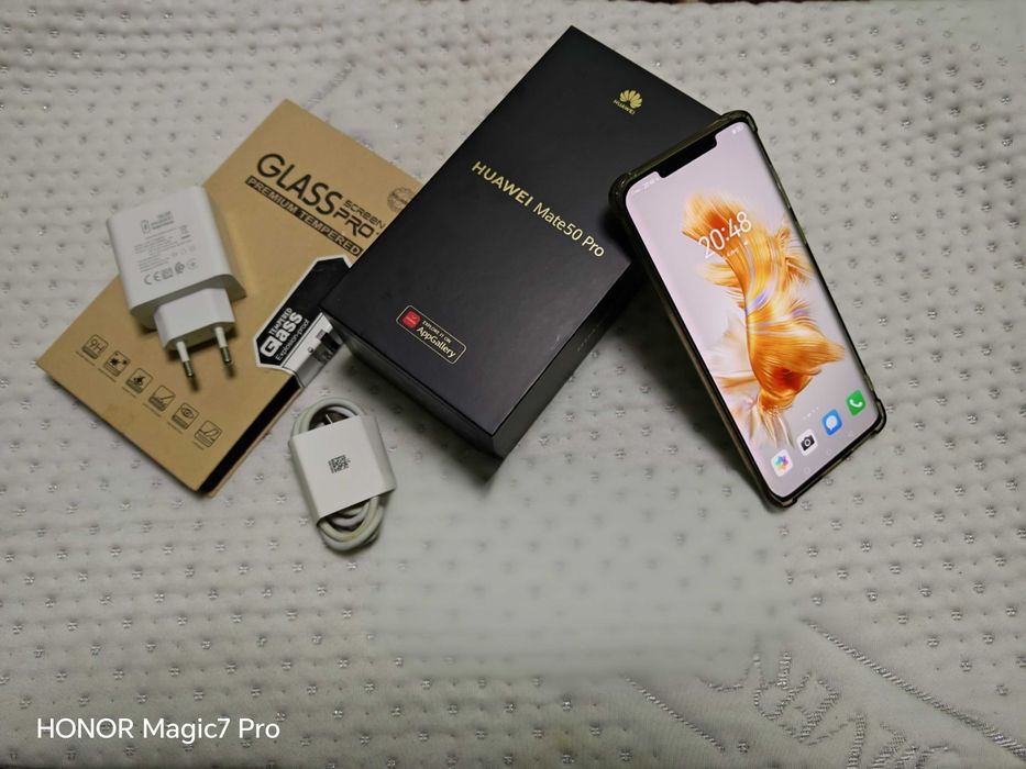 Huawei Mate 50 Pro 256GB – като нов, пълен комплект. Може и бартер!!!