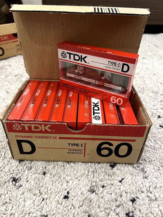 Нови оригинални касетки TDK D 60