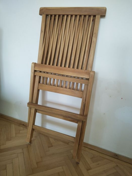 Scaun pliabil din lemn
