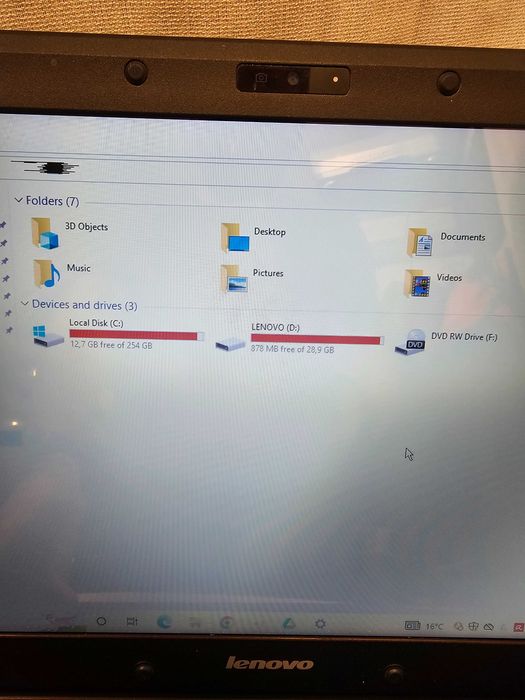 Display defect Laptop Lenovo G560