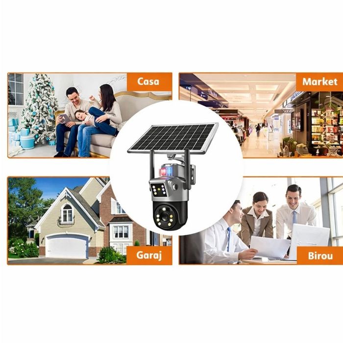 Camera video de Supraveghere cu panou solar de Vânzare