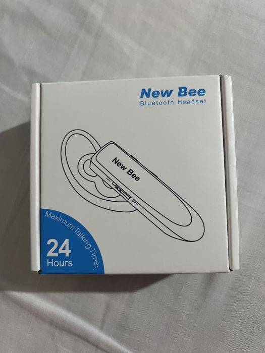 Casti Bluetooth cu microfon, New Bee, Multicolor