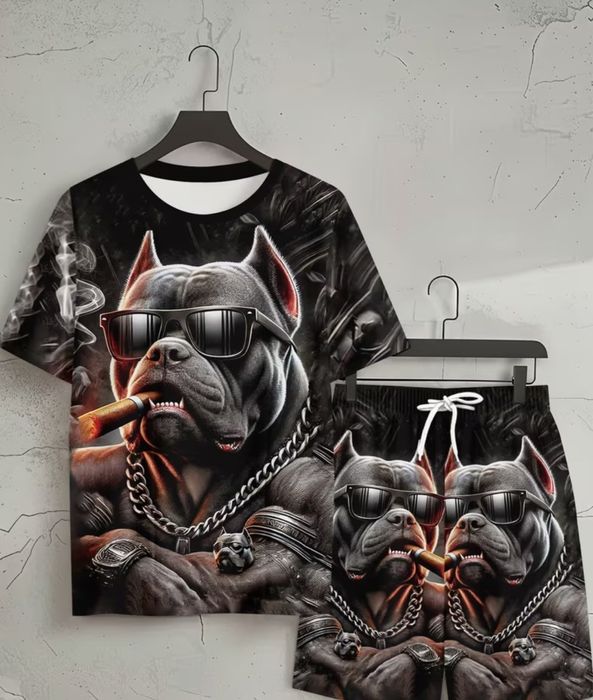 Set tricou și pantaloni 3 D