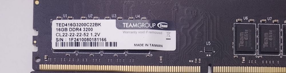 Продам ОЗУ DDR4 16Gb 3200MHz