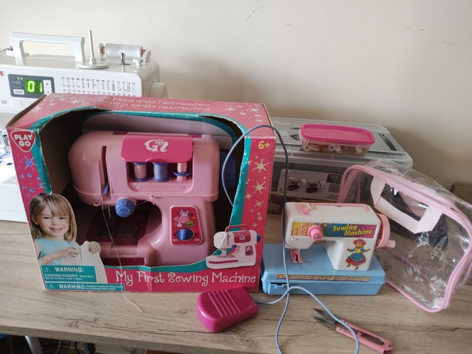 Детски шевни машинки:с педалче и ръчна