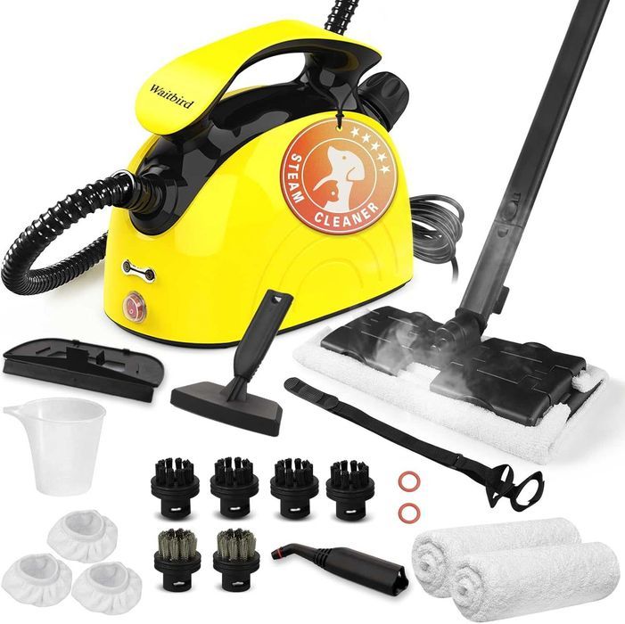 Aparat curatare cu abur Waitbird, 1500W, 1.1L, galben