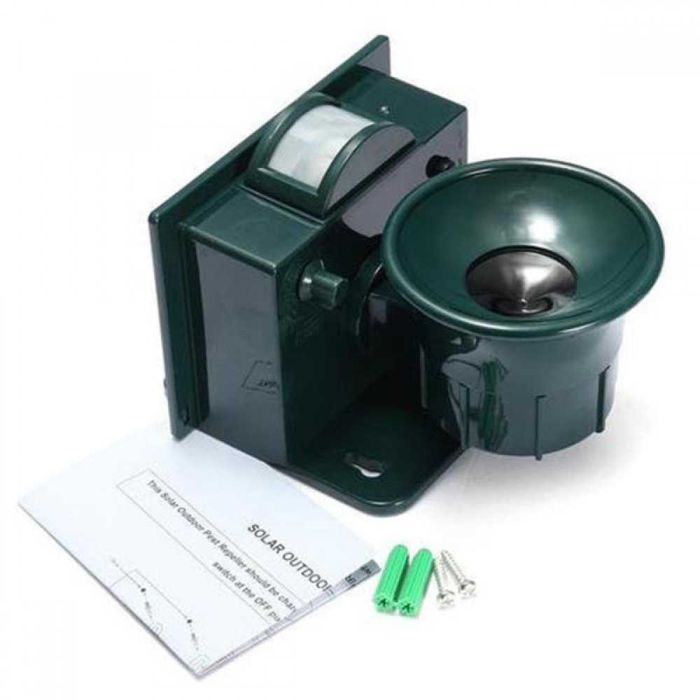 Ултразвуков соларен птицегон гони мишки кучета диви животни гълъби мощ