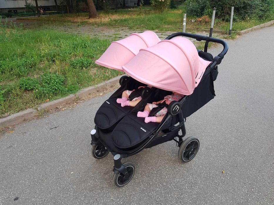 Baby monsters Easy Twin 4 - Детска количка за близнаци