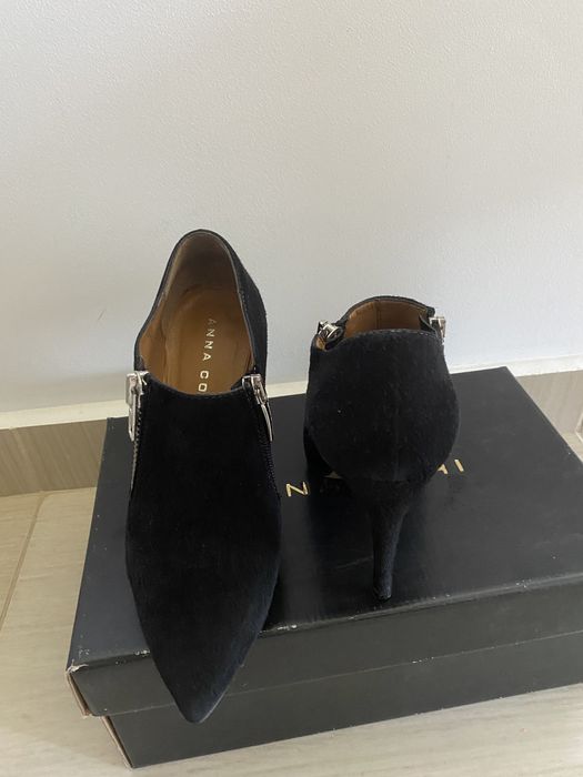 Botine piele întoarsă Anna Cori