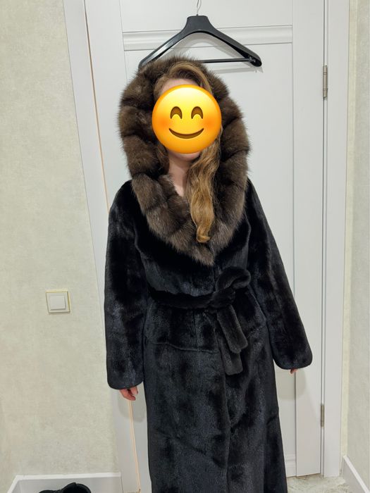 Шуба норковая 46 BLackGlama