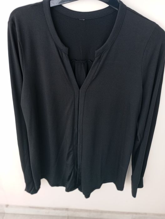 Дамска  черна риза  XL