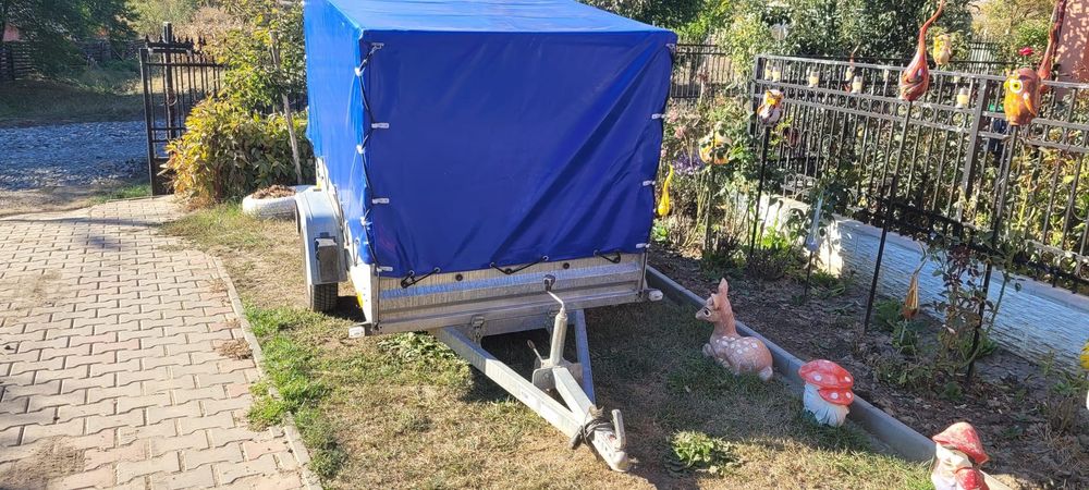 Remorcă 750kg tablă groasă de 2