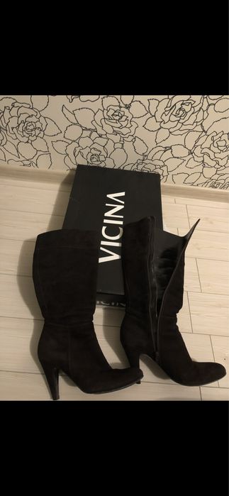 Cizme VICINA  Piele intoarsa