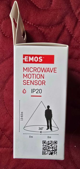NEW - EMOS - 2 bucati detector de mișcare cu microunde