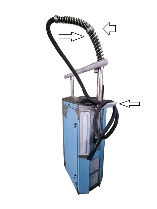 Brat inox aspirator spalatorie self service cu arc