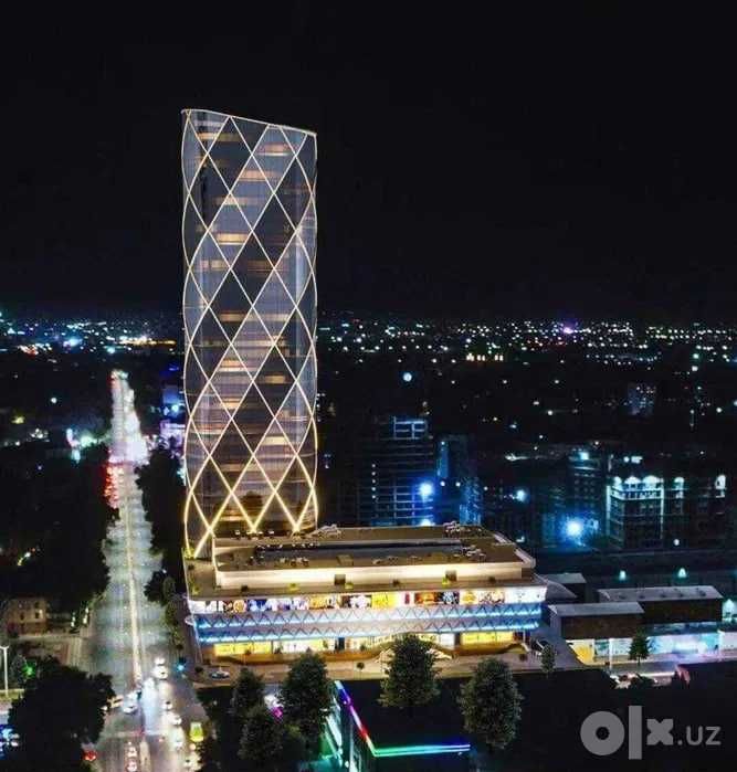 Продаётся Офис 92 м² в ЖК Piramit Tower — 9 этаж, вид на Tashkent City