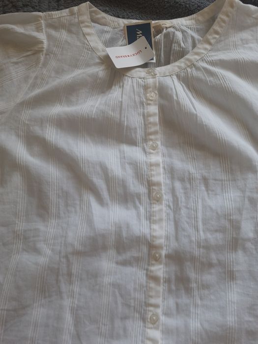 Блузка белая хб США