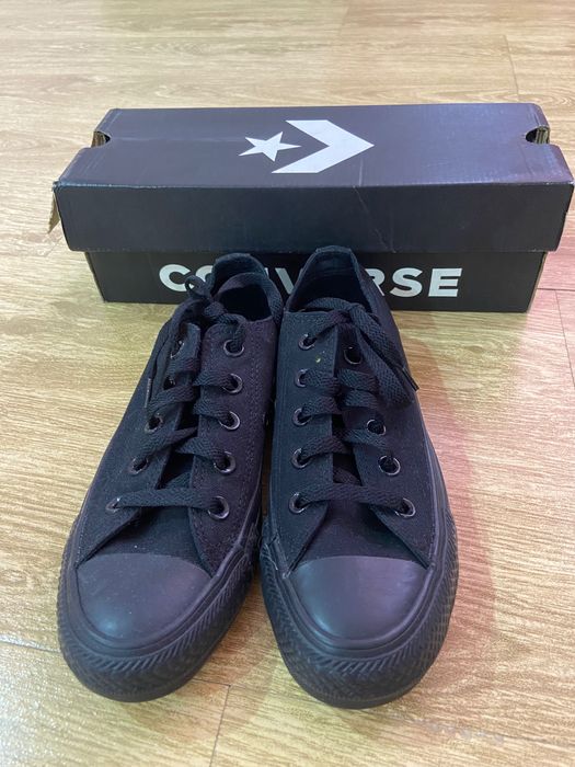 Черные кеды Converse
