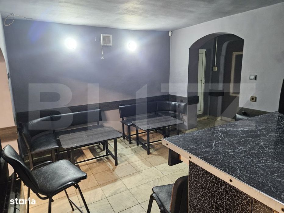 Spatiu comercial de vanzare, 89 mp, vitrina stradala, complet mobilat