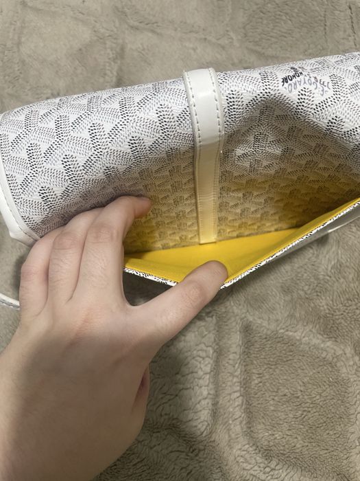 сумка goyard белая