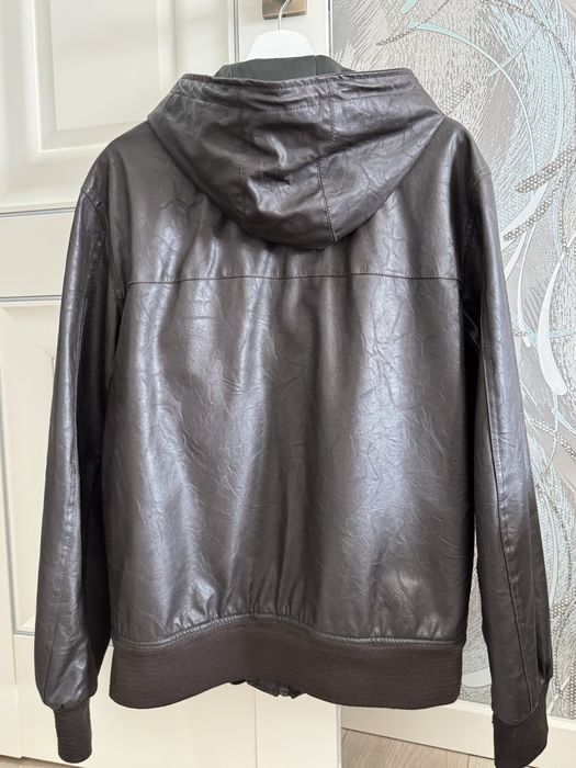Куртка кожаная мужская размер L
