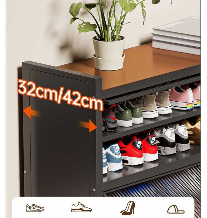 Обувной шкаф стильный и практичный / Zamonaviy oyoqkiyim shkafi