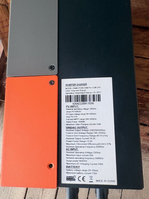 Invertor fotovoltaic/hibrid Mr Power 6,2 kW