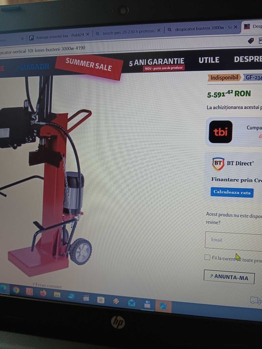 Despicator de busteni, 3000w
