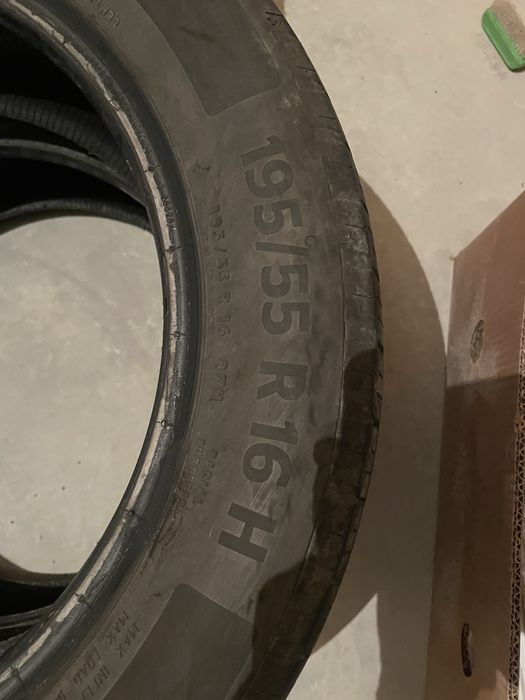 2 anvelope vara Continental 195/55 R16 DOT 2023