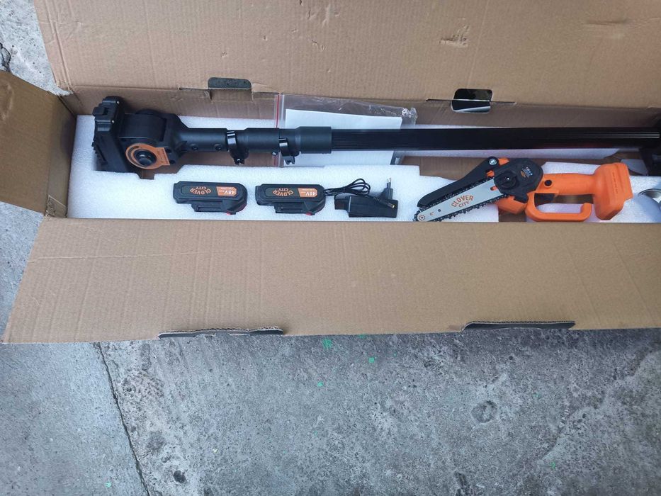 Set Foarfeca Gradina si Mini Drujba  cu Brat extensibil ..