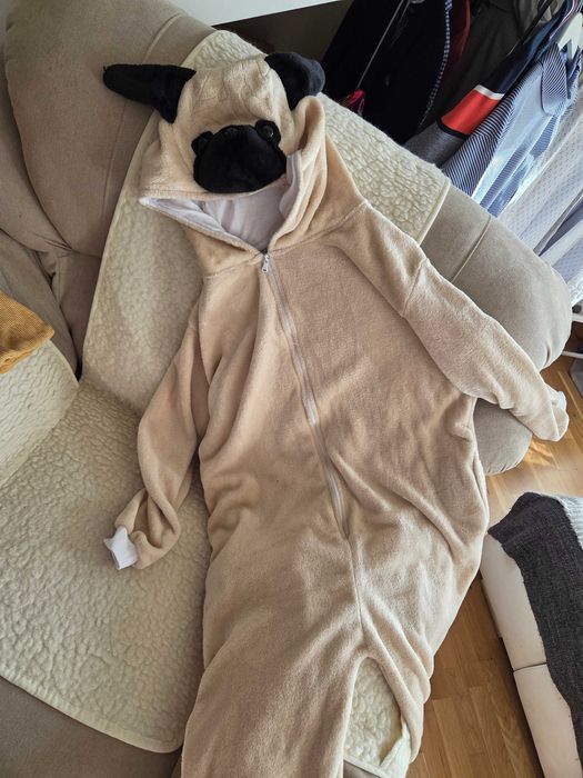 pijama salopeta Pug. mops